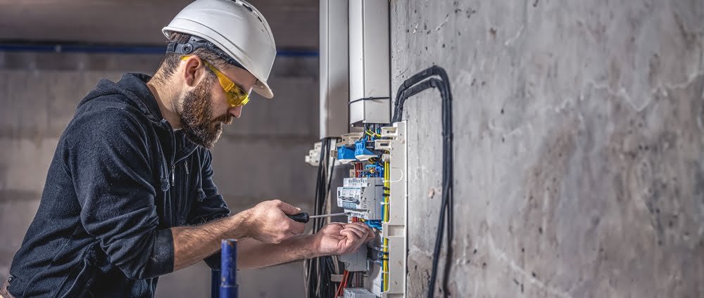 A,Male,Electrician,Works,In,A,Switchboard,With,An,Electrical